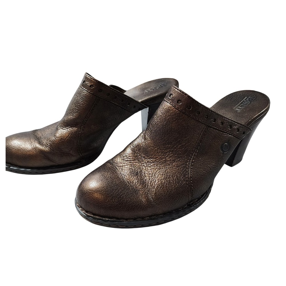 Born Women's Brown Leather Mules